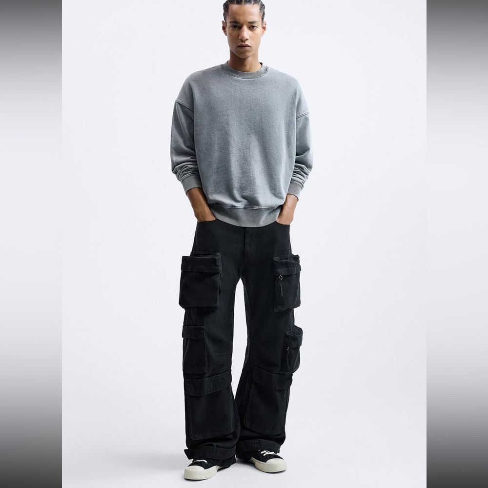 Zara Utility Cargo Jeans